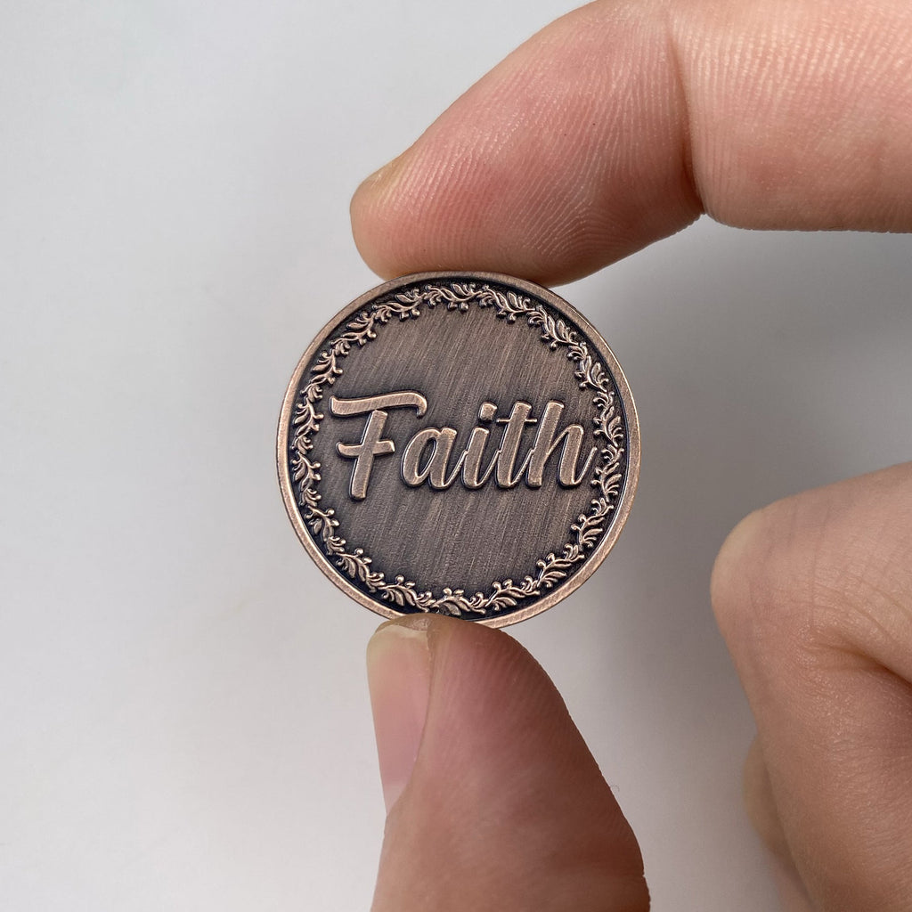 Cross and Faith Metal Game Token Coin mysite