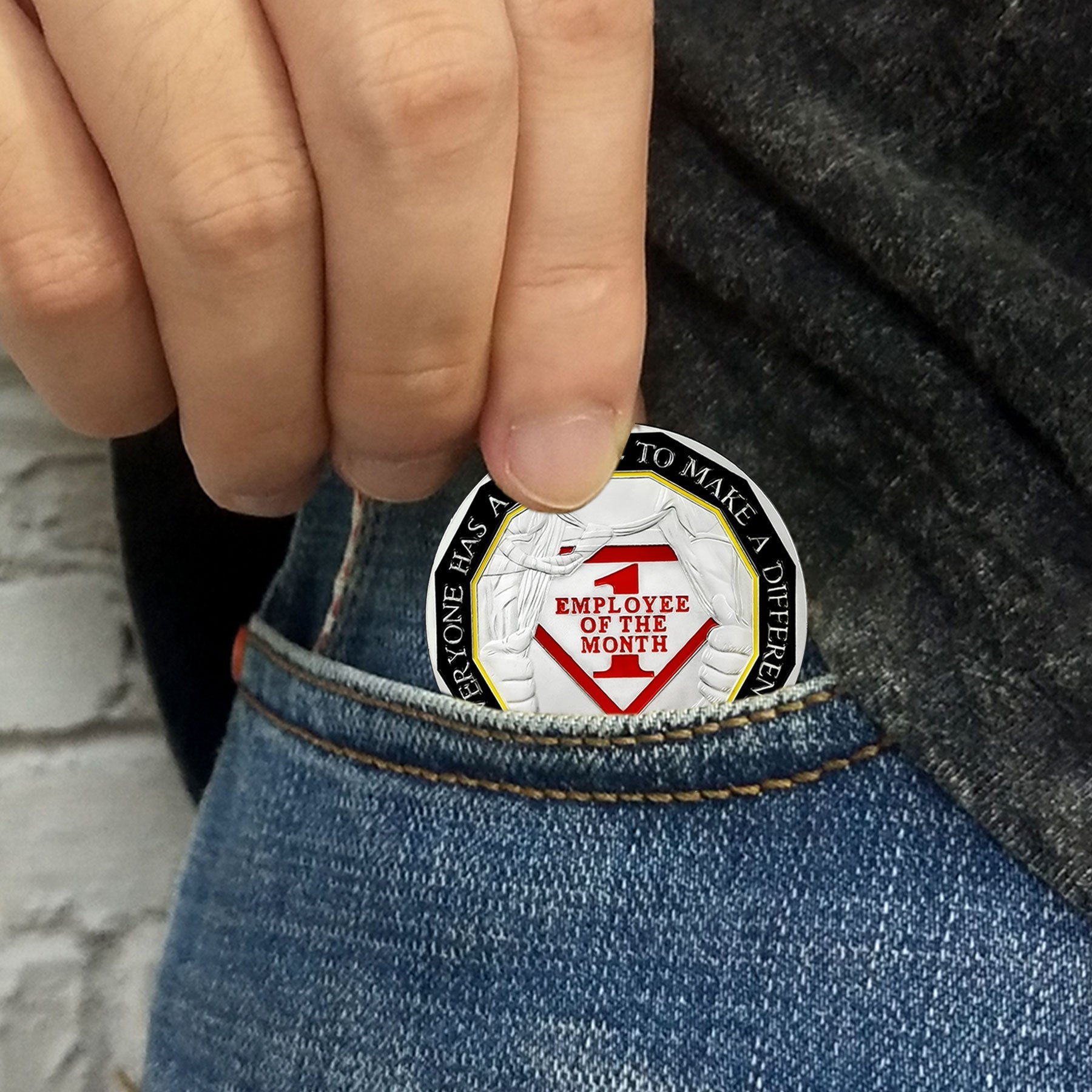 Encouragement Challenge Coin-employee Appreciation Gifts Inspirational Thank You Coin for Students and Cowokers-Star of the Month mysite