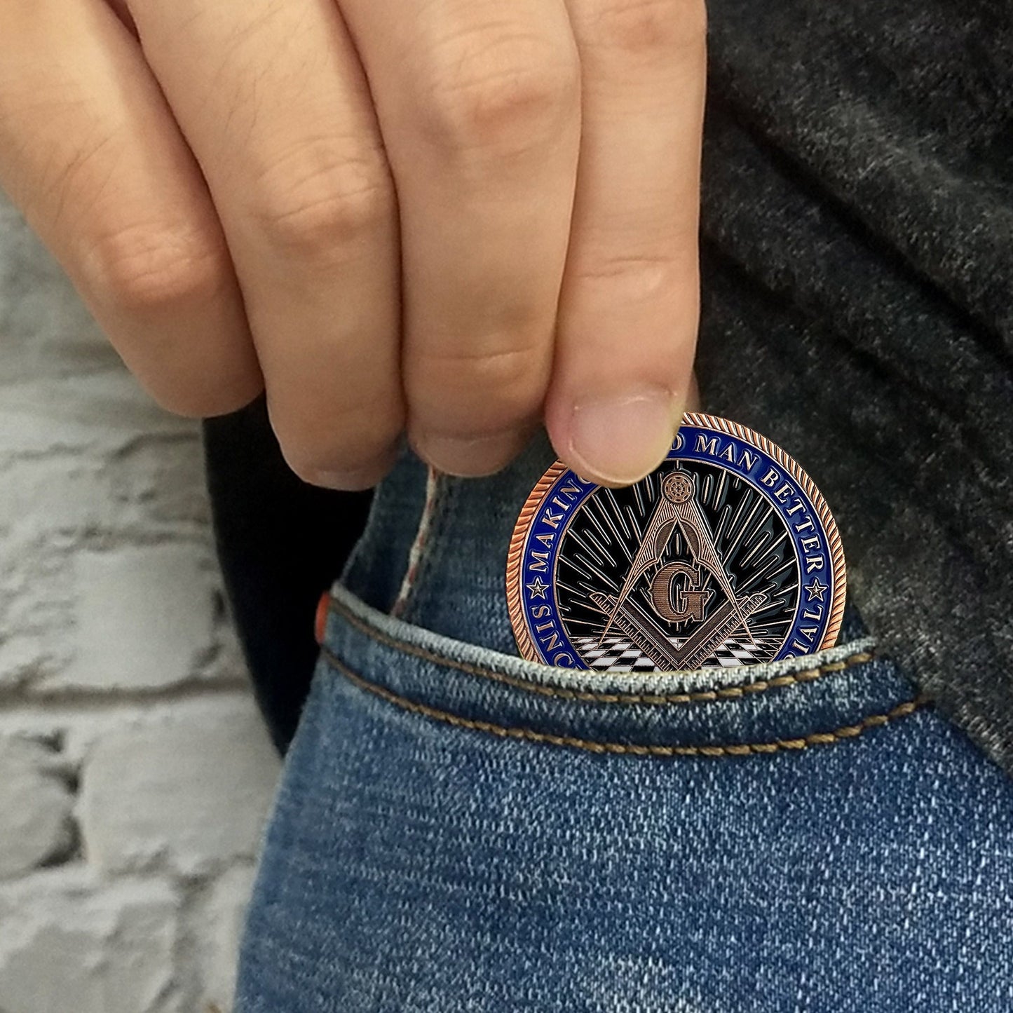 Masonic Making Good Man Better Freemason Challenge Coin mysite
