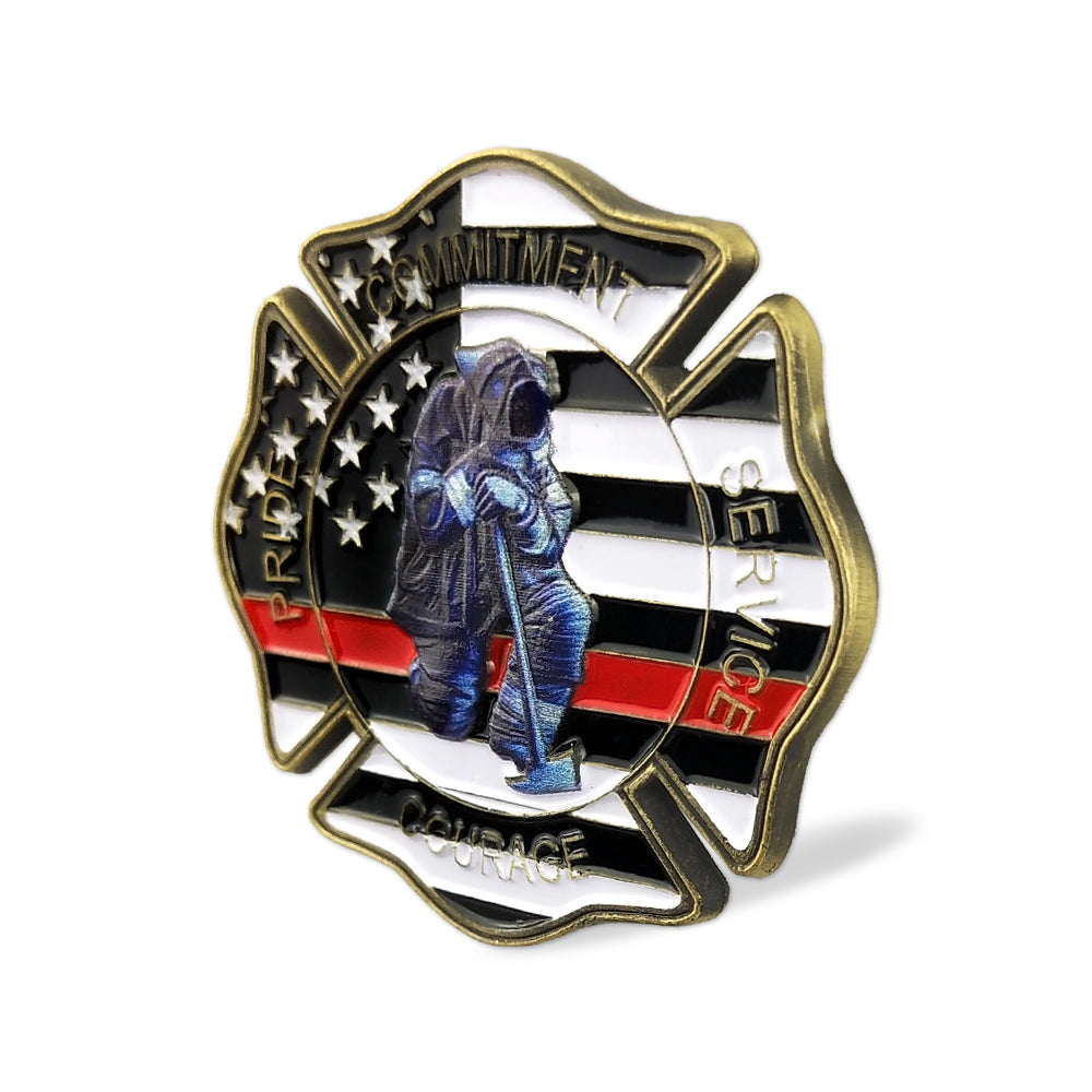 US Fireman’s Prayer Firefighter Challenge Coin mysite