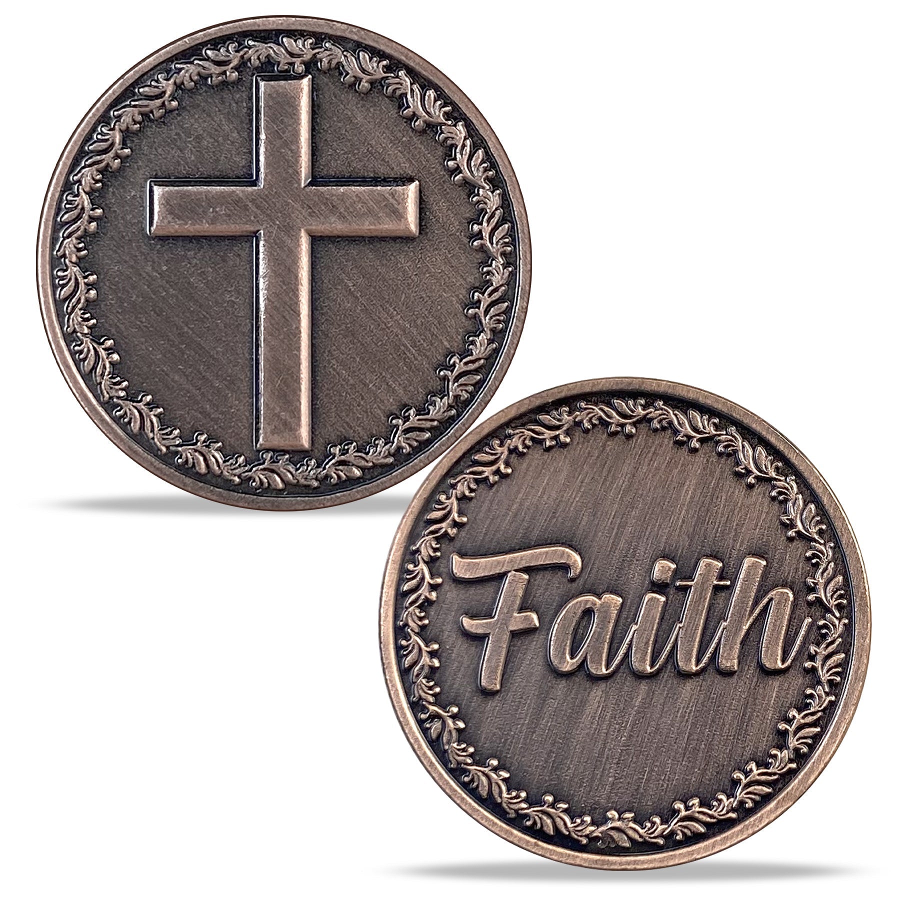 Cross and Faith Metal Game Token Coin mysite