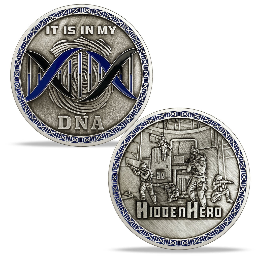 Hidden Hero Police Challenge Coin mysite
