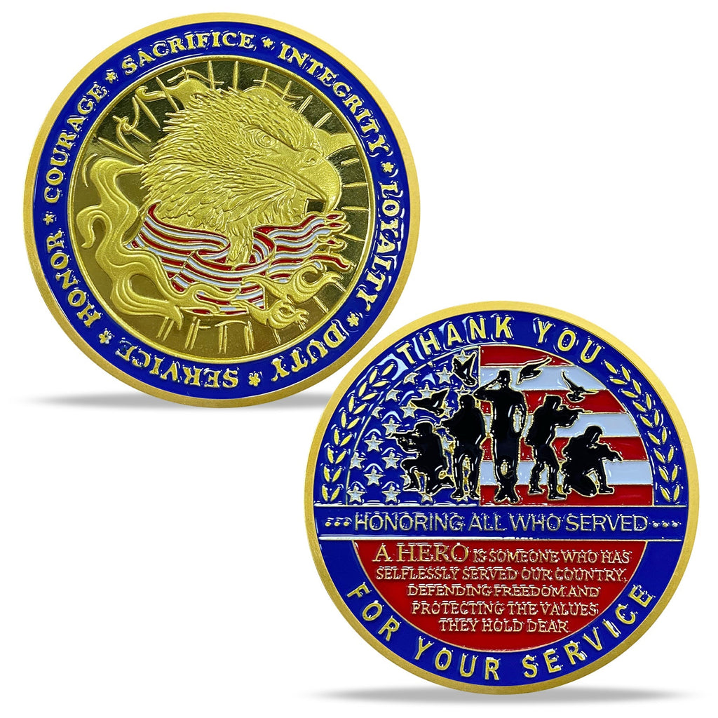 Thank You For Your Service Challenge Coins-AtSKnsk mysite