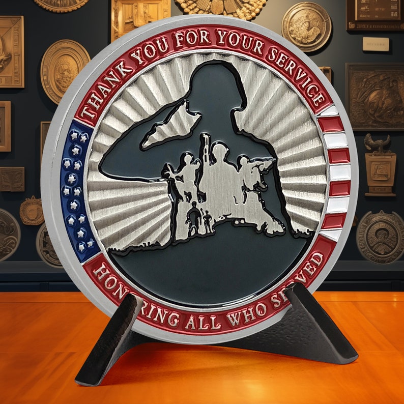 Military Challenge Coin Retirement Gift mysite