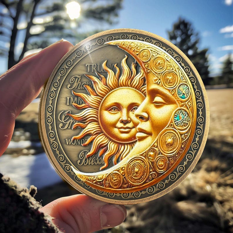 Celebrate Living Clean Narcotics Alcoholics Anonymous  Sunflower Blessing Sobriety Coin mysite