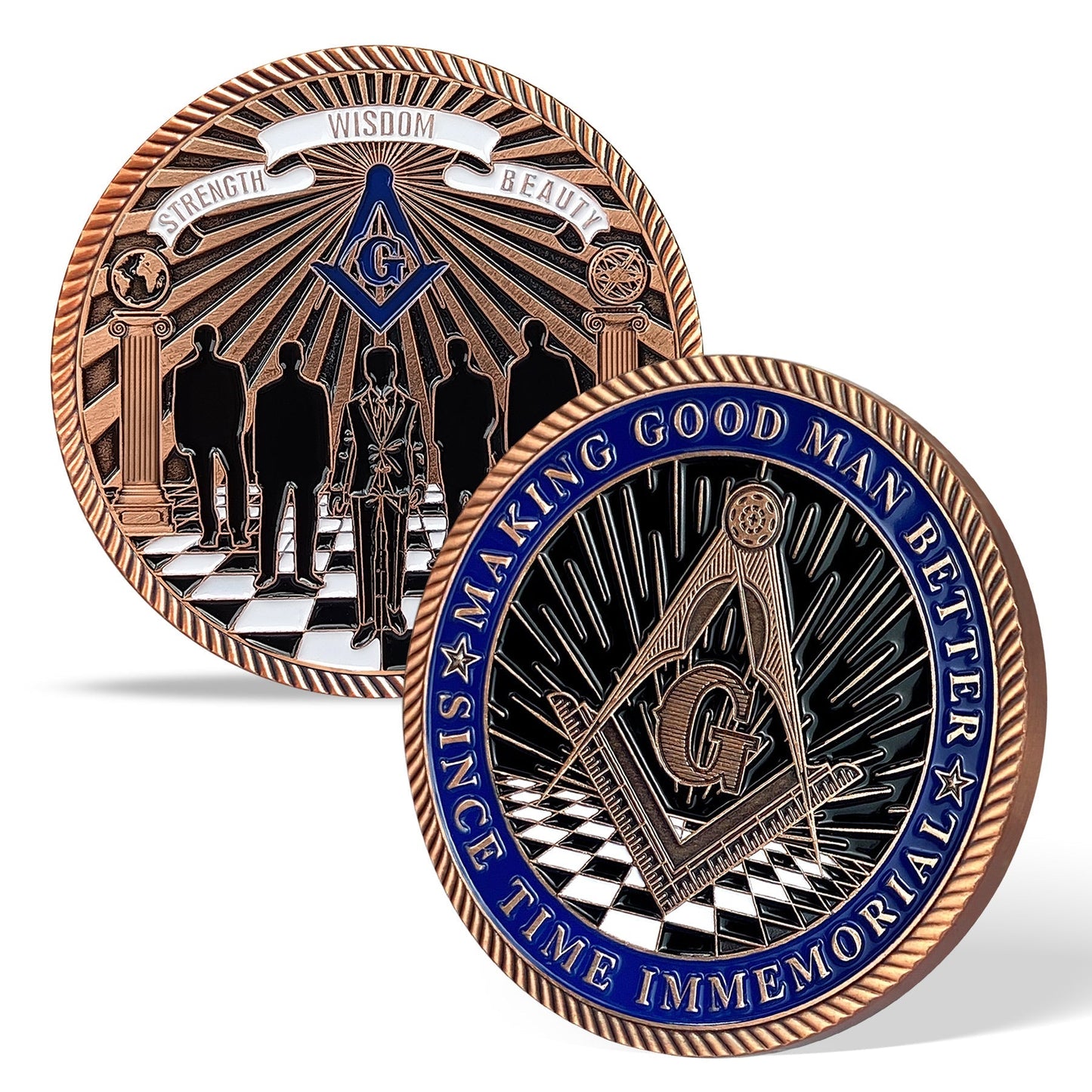 Masonic Making Good Man Better Freemason Challenge Coin mysite