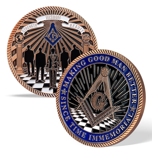 Masonic Making Good Man Better Freemason Challenge Coin mysite