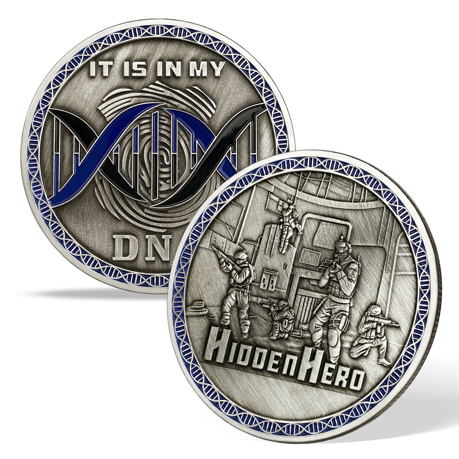 Hidden Hero Police Challenge Coin mysite