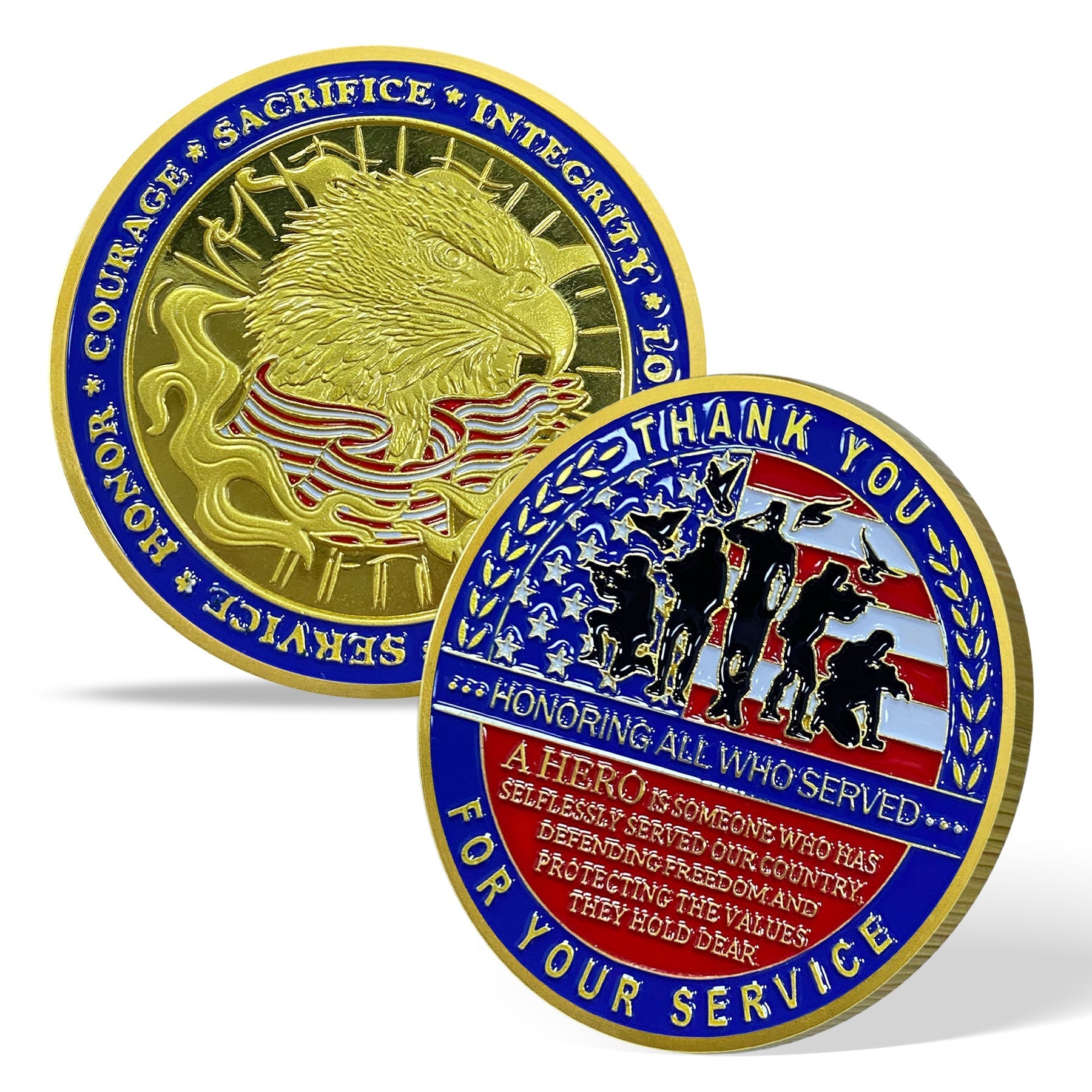 Thank You For Your Service Challenge Coins-AtSKnsk mysite