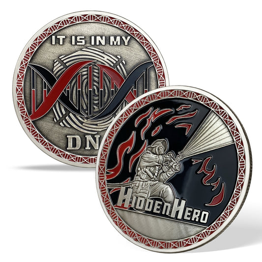 Hidden Hero Firefighter Challenge Coin mysite