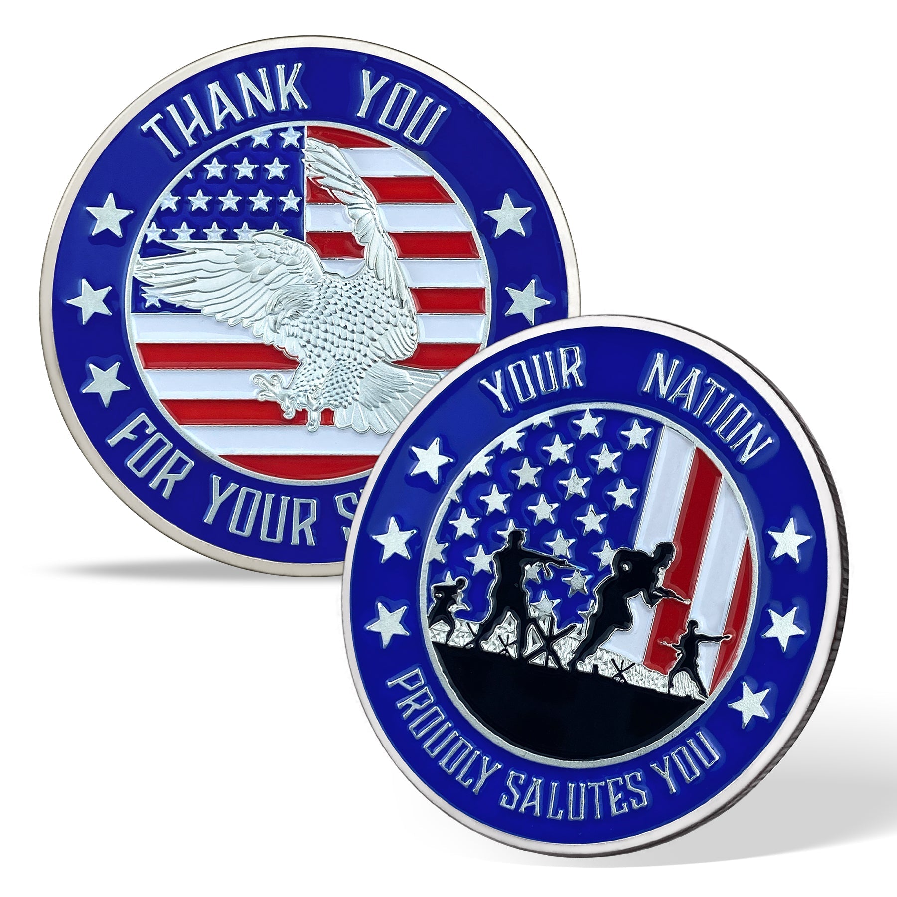 Thank You Military Eagle Challenge Coins mysite