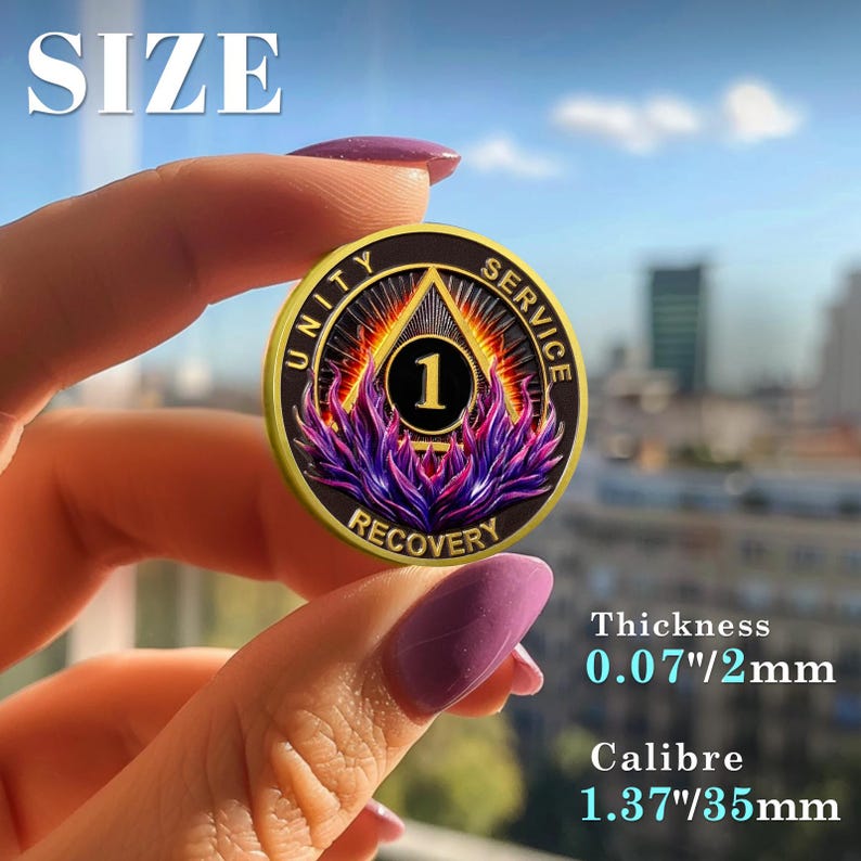 Delicate Triangle Sobriety Coin mysite