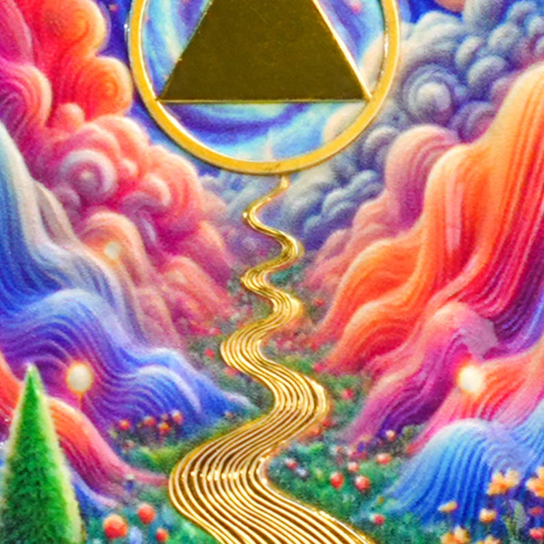 Personalized Silver Plated Sobriety Coin mysite