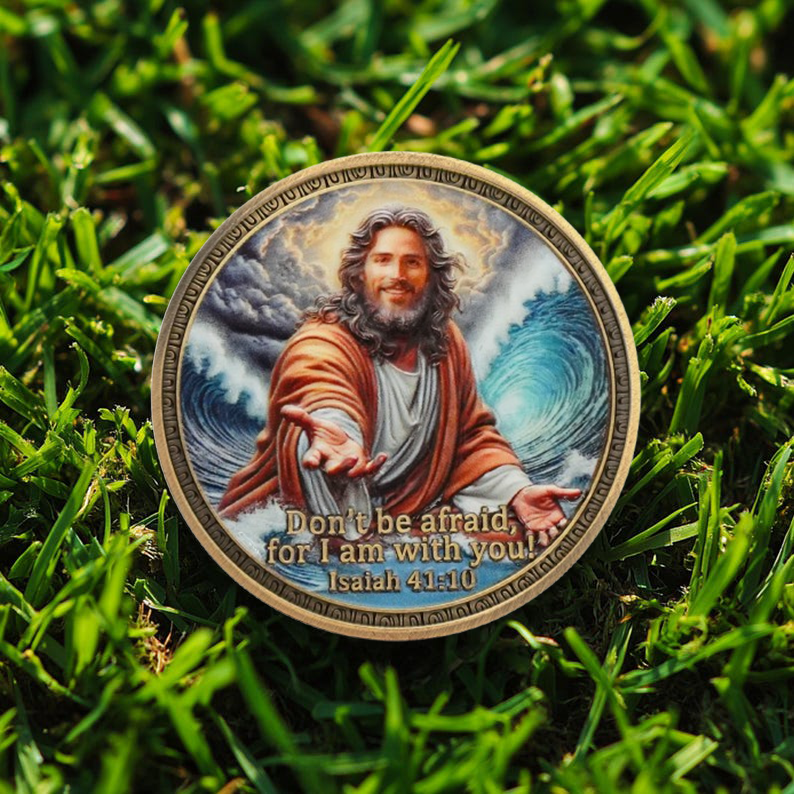 Isaiah 41:10 Christian Challenge Coin mysite
