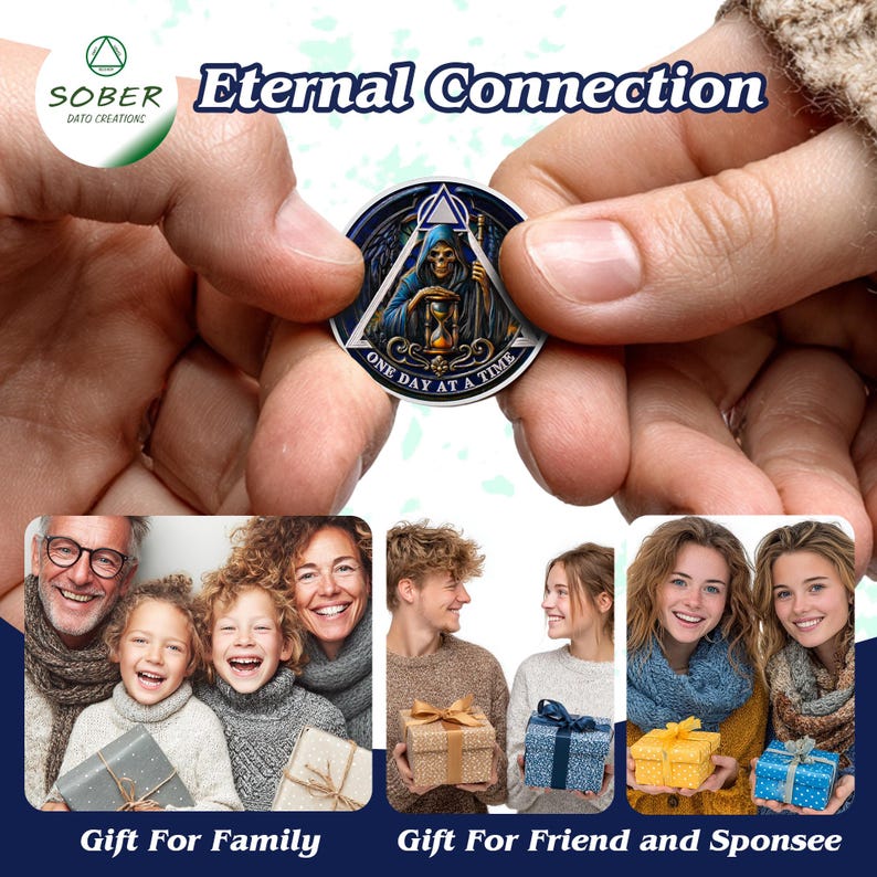 Personalized The Skull Recovery Milestone Sobriety Coin mysite