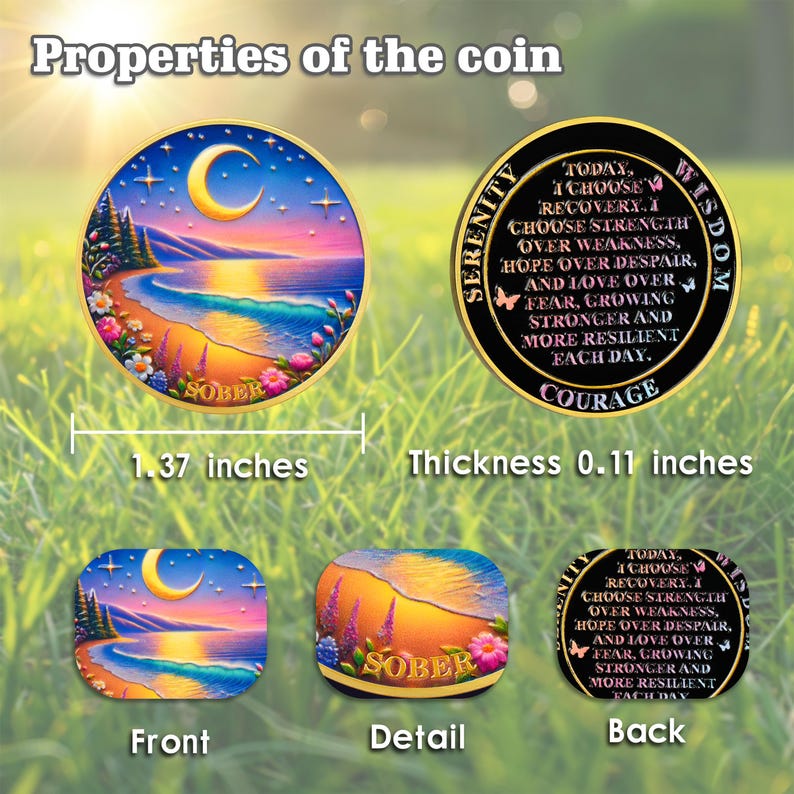 Tranquil Moon Beach Sobriety Coin mysite
