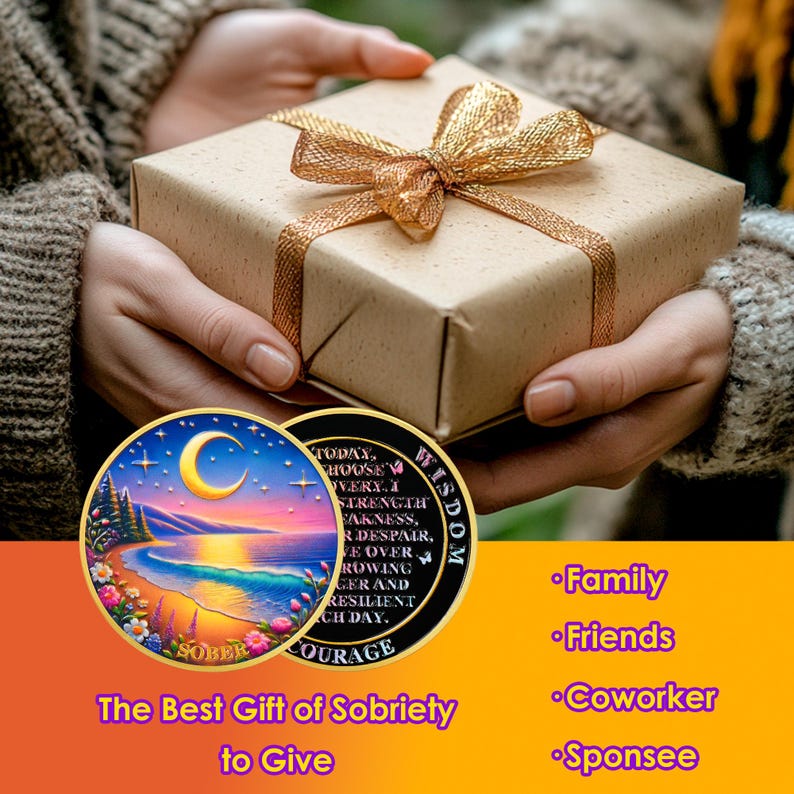 Tranquil Moon Beach Sobriety Coin mysite