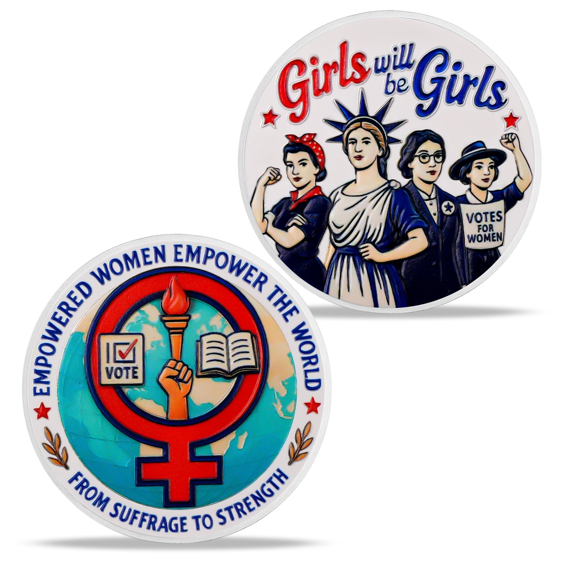 Girls Will Be Girls Sobriety Coin mysite