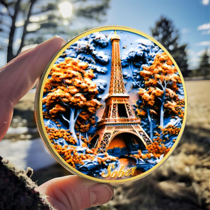 Eiffel Tower Sobriety Coin mysite