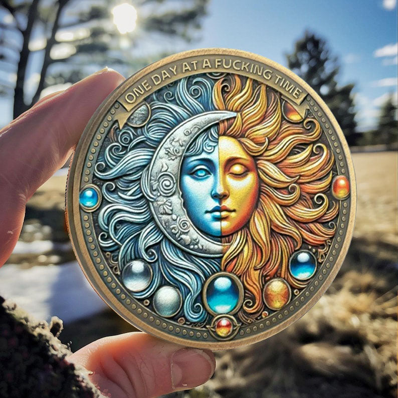 Sun and Moon Recovery Sobriety Coin mysite