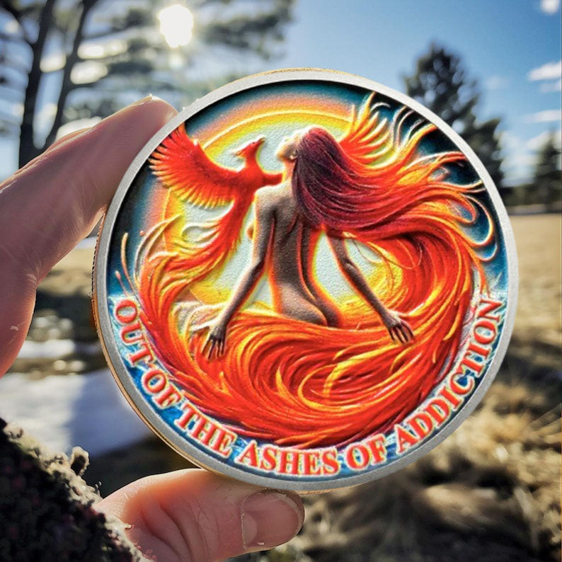 Phoenix Woman Sobriety Coin mysite