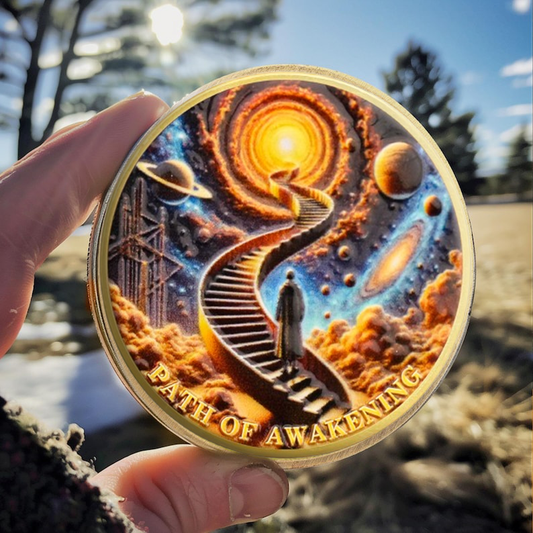 Cosmic Steps Path of Awakening Sobriety Coin mysite