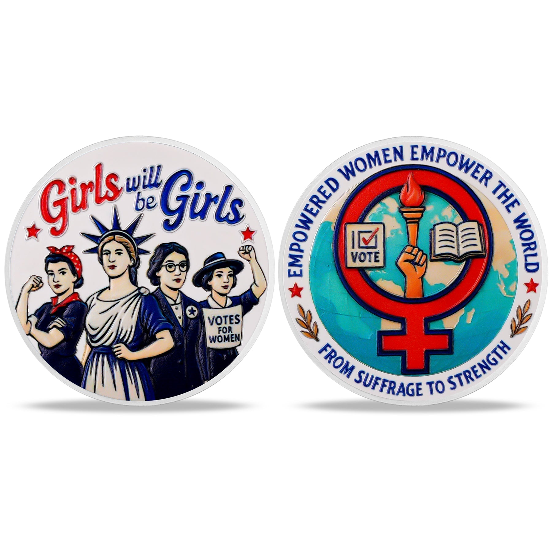 Girls Will Be Girls Sobriety Coin mysite