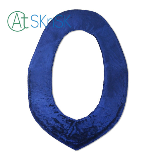 Masonic Vanilla Royal Blue Velvet Backing Collar mysite