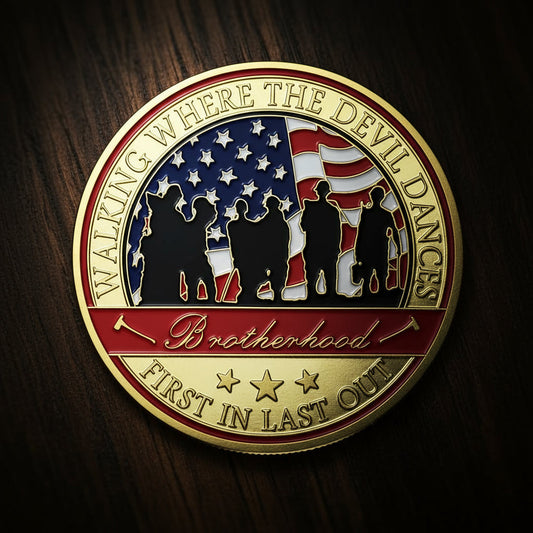 US Wild Land Firefighter Brotherhood Challenge Coin mysite