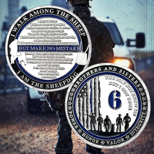 I Got Your Six Police Challenge Coin mysite