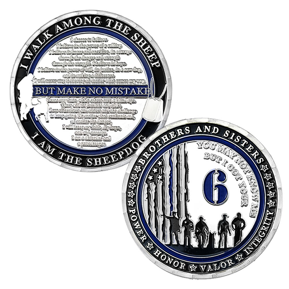 I Got Your Six Police Challenge Coin mysite