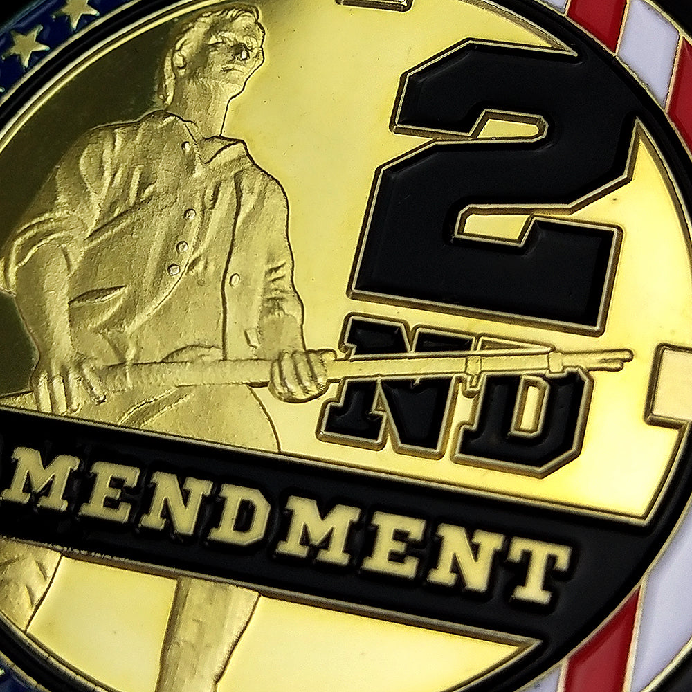 US Constitution 2nd Amendment Police Challenge Coin mysite