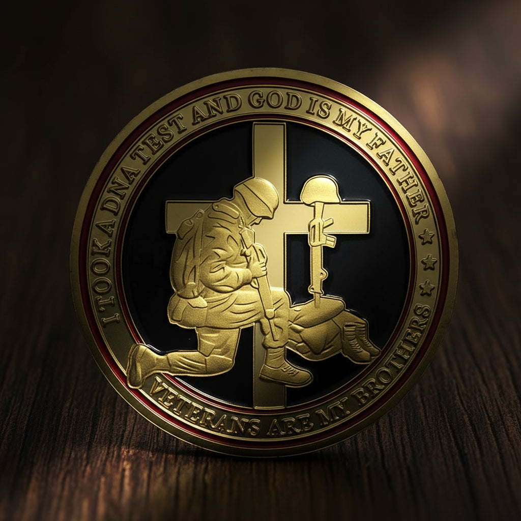 United States Veteran Creed Challenge Coin mysite