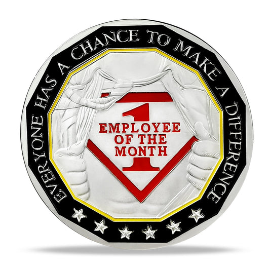 Encouragement Challenge Coin-employee Appreciation Gifts Inspirational Thank You Coin for Students and Cowokers-Star of the Month mysite