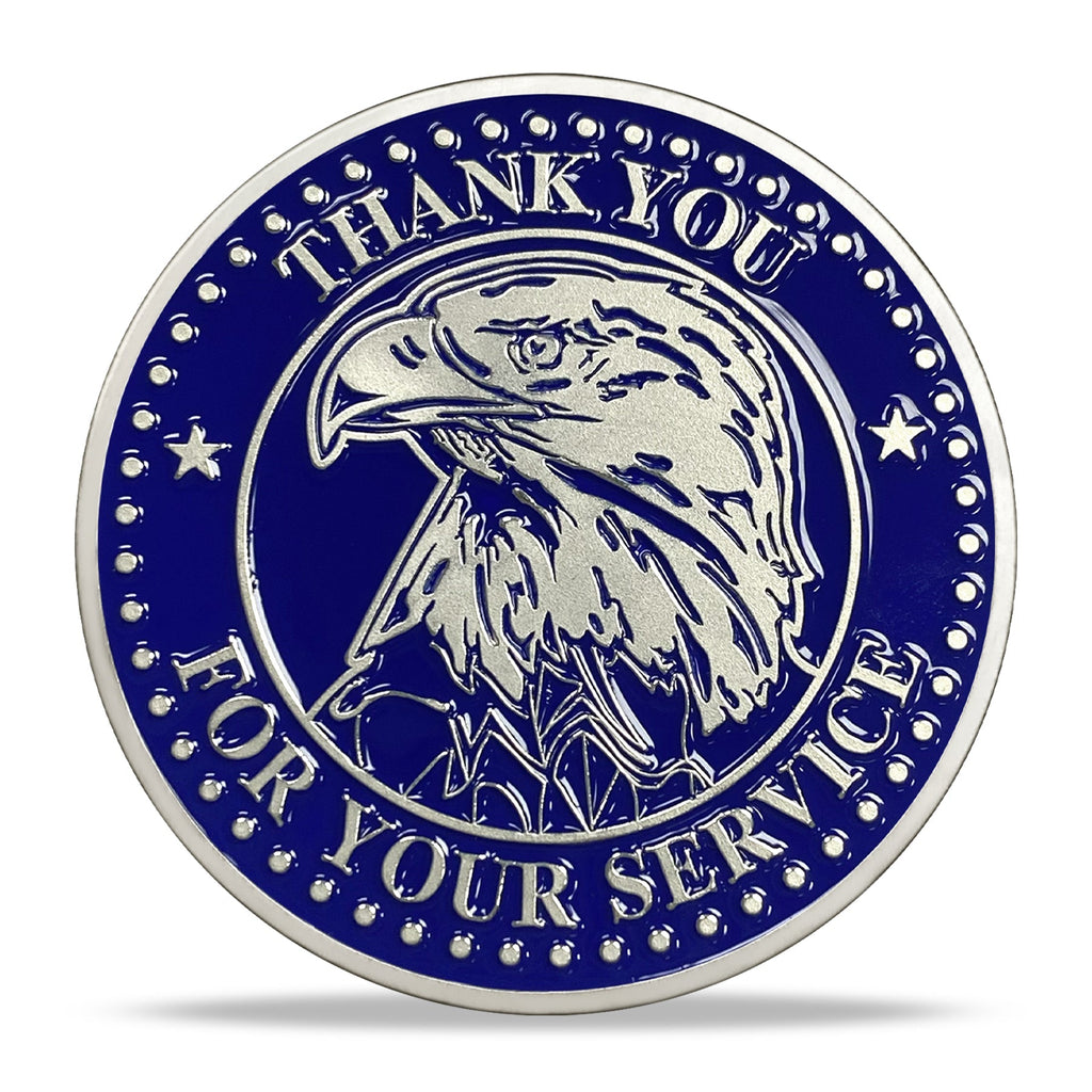 Veteran Challenge Coins-Thank You For Your Service mysite