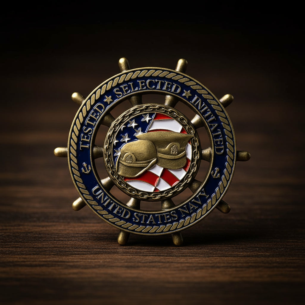 U.S. Navy Rudder Challenge Coin Navy Commemorative Gift mysite