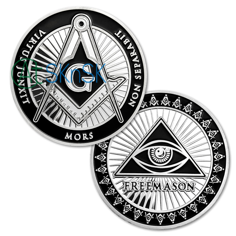All-Seeing Eye Of Freemasonry's Challenge Coin mysite