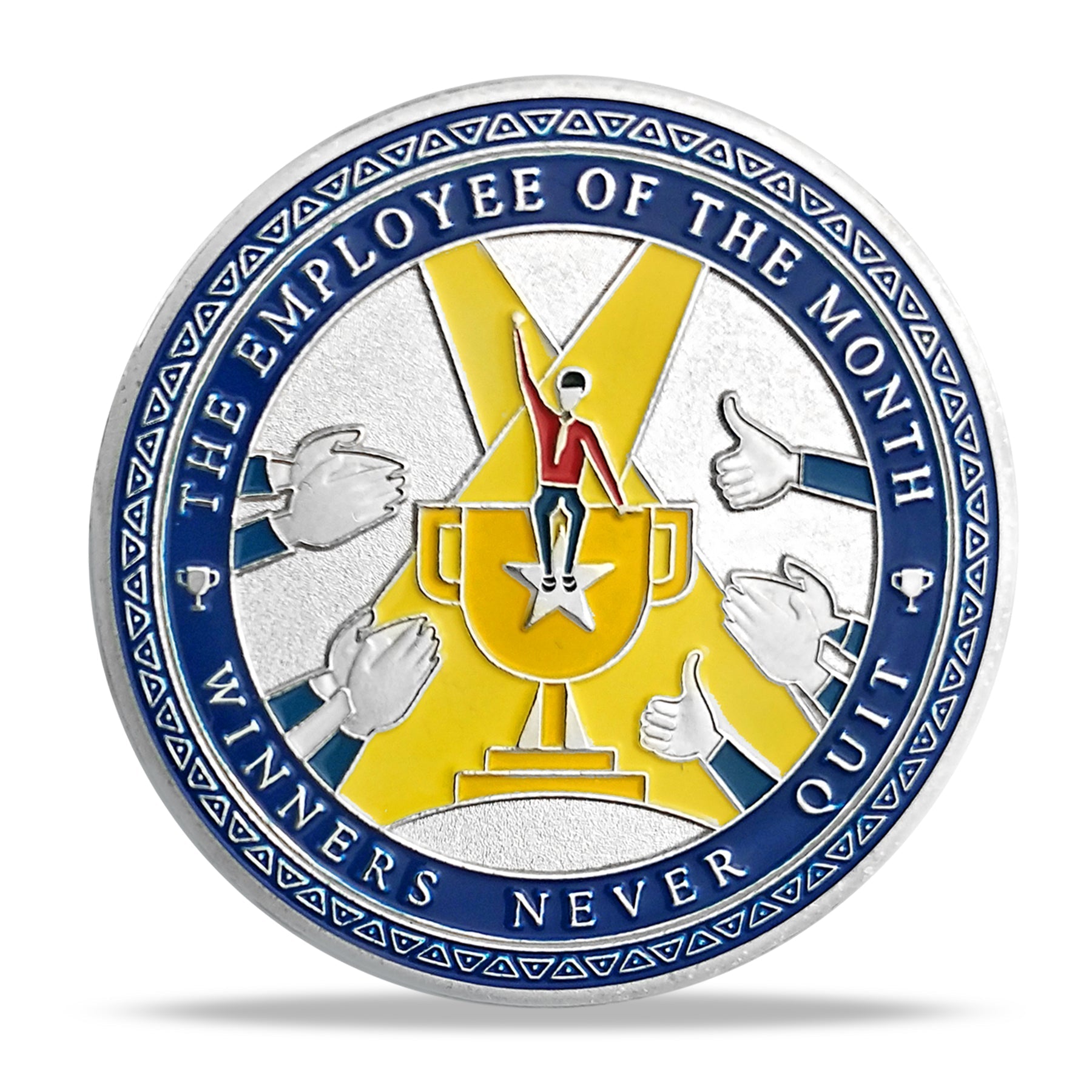 Encouragement Challenge Coin-employee Appreciation Gifts Inspirational Thank You Coin for Students and Cowokers-give You a Thumbs Up mysite