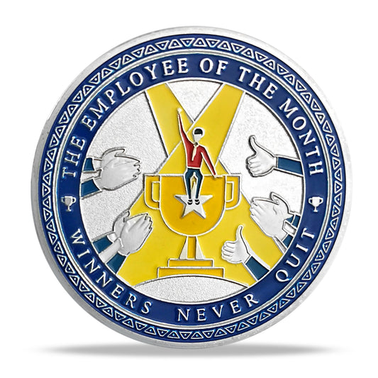 Encouragement Challenge Coin-employee Appreciation Gifts Inspirational Thank You Coin for Students and Cowokers-give You a Thumbs Up mysite