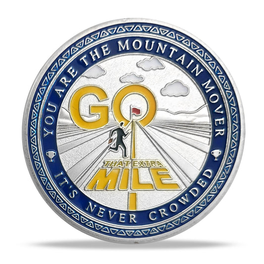 Encouragement Challenge Coin-employee Appreciation Gifts Inspirational Thank You Coin for Students and Cowokers-roads and Red Flags mysite
