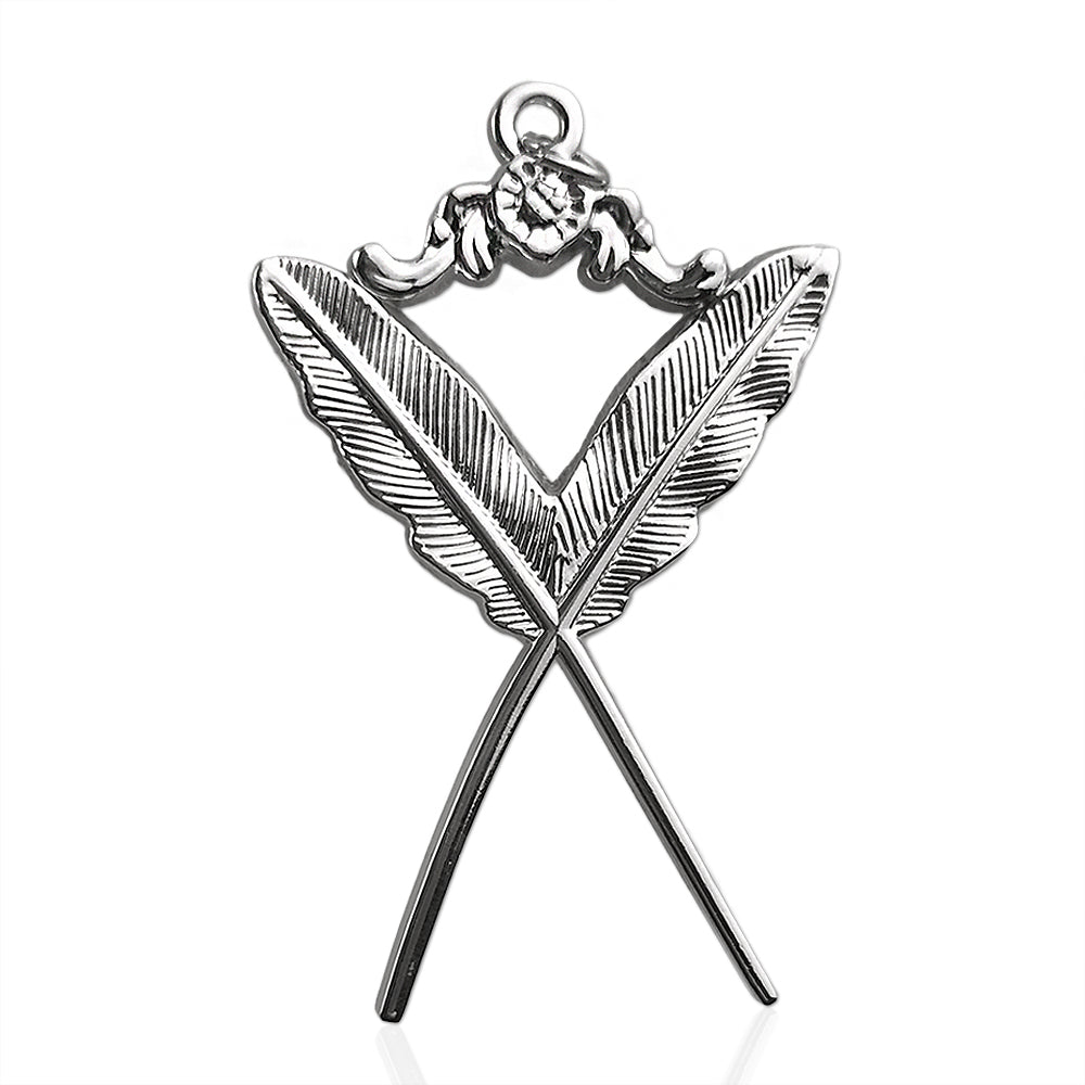 Masonic The Feather Quill Sliver Jewel Pendant mysite