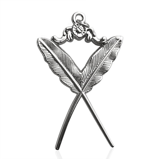 Masonic The Feather Quill Sliver Jewel Pendant mysite