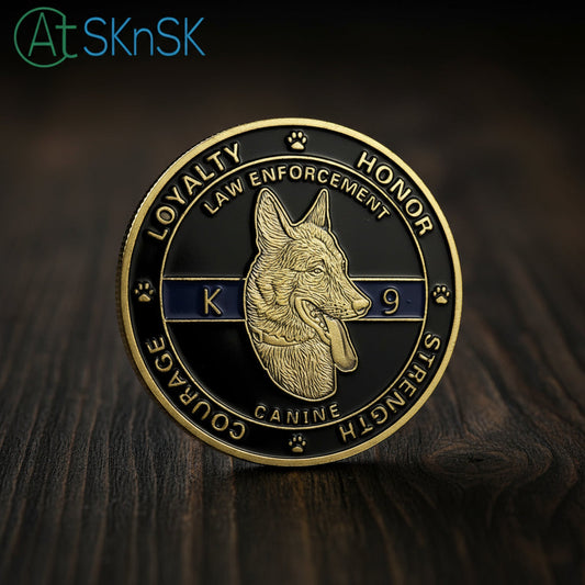 United States Police Dogs K9 Challenge Coin mysite