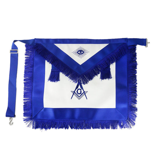 Masonic Blue Lodge Master Mason Apron w/ Fringe mysite