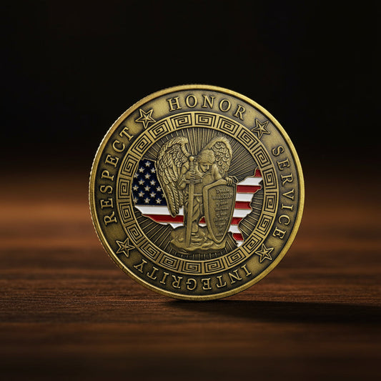Police Armor of God Motto Challenge Coin mysite