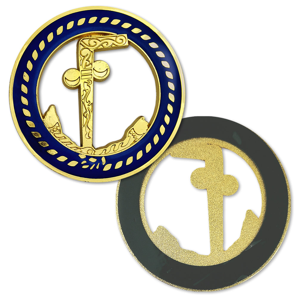 Masonic Round Auto Car Emblem mysite