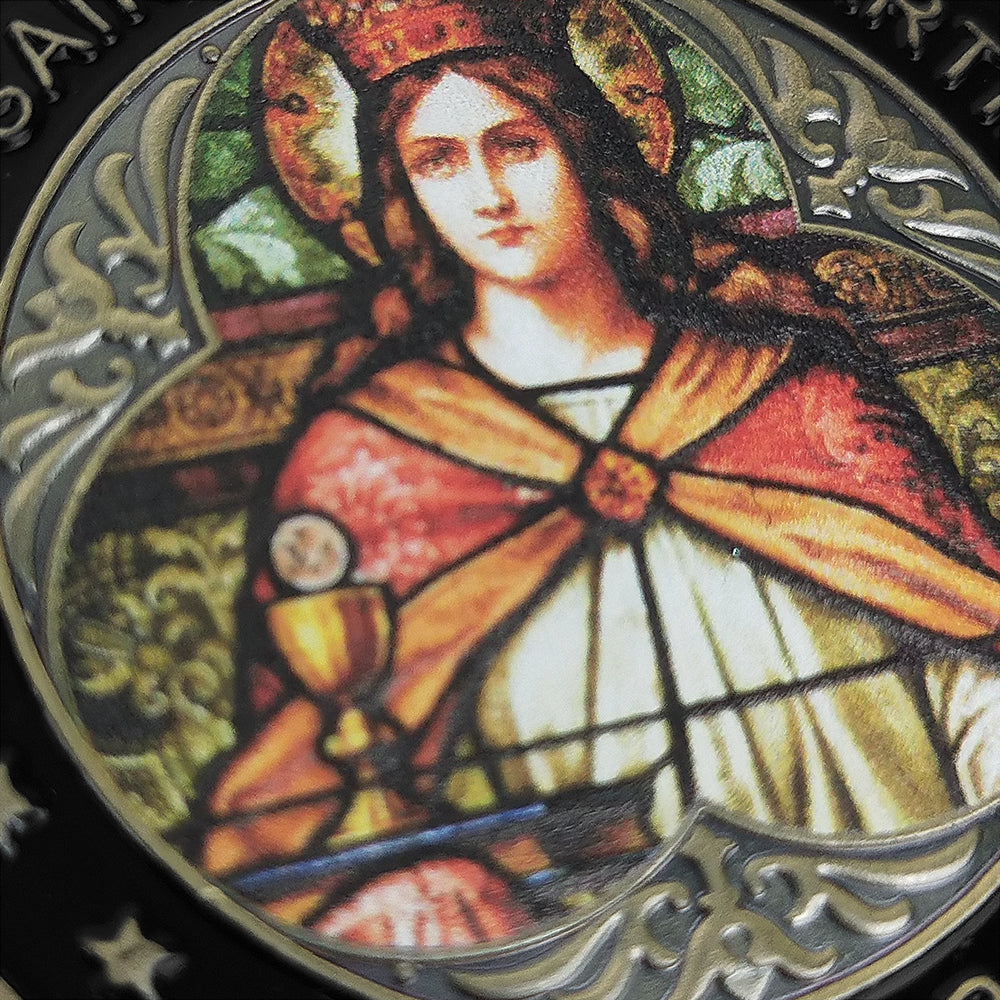 St Barbara Patron Saint of Artillery Oath Prayer Challenge Coin Military Badge mysite
