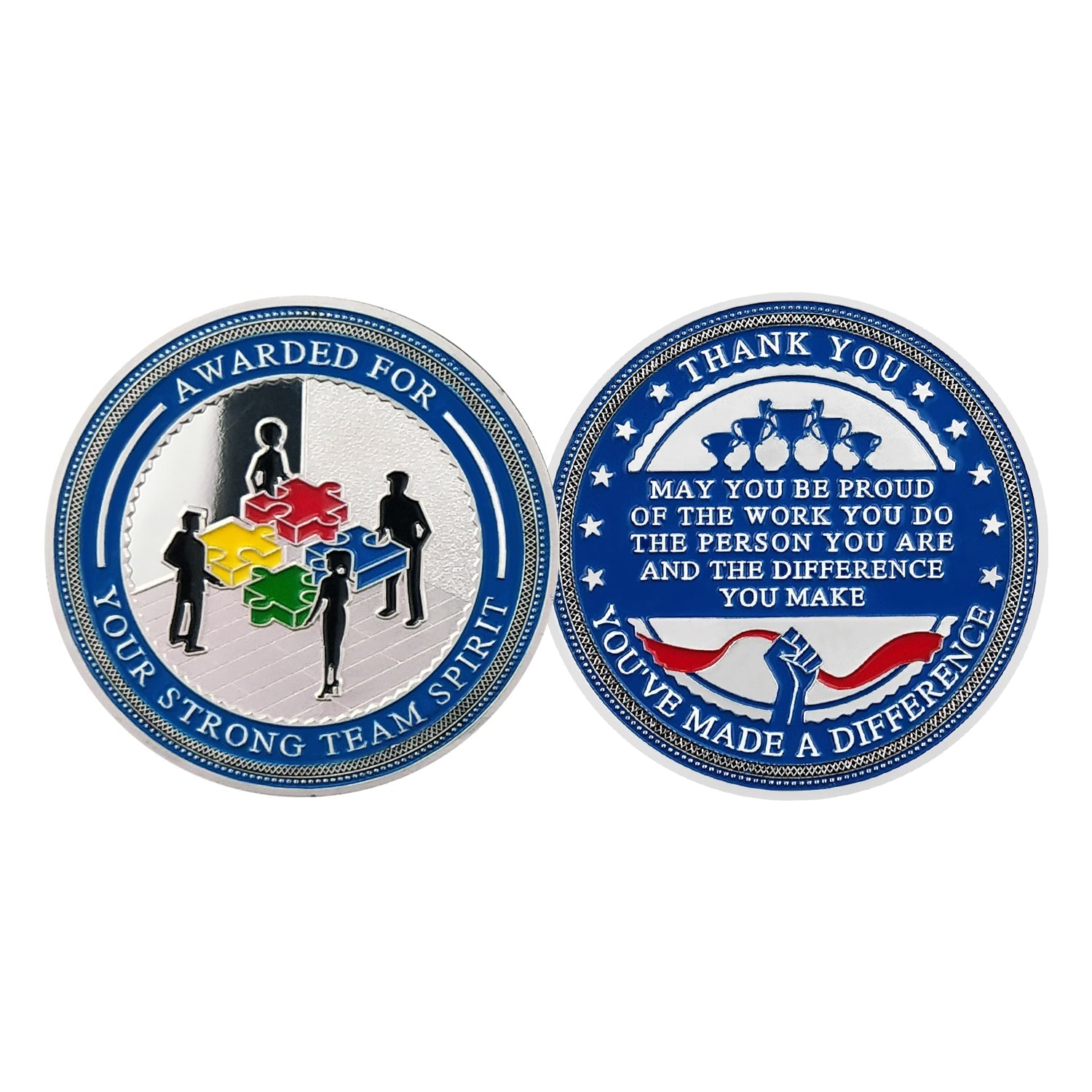 Encouragement Challenge Coin-Employee Appreciation Gifts Inspirational Thank You Coin for Students and Cowokers-Team Spirit mysite