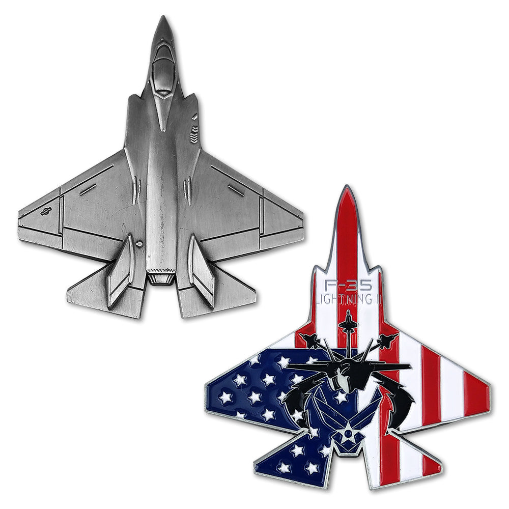 United States Air Force F35 Lighting Model Challenge Coin mysite