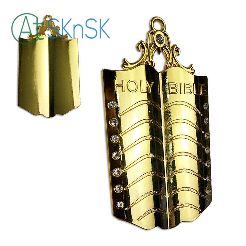 Masonic Chaplain Gold Jewel Pendant the Holy Bible mysite